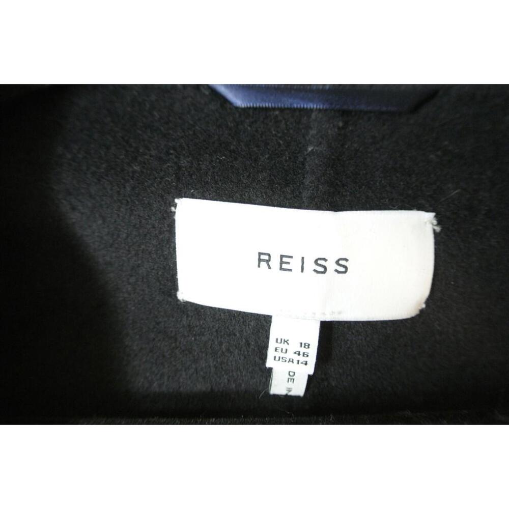 NEW, REISS Freja Wool Blend Coat In Dark Navy Size 14 #C3953 - Picture 10 of 11